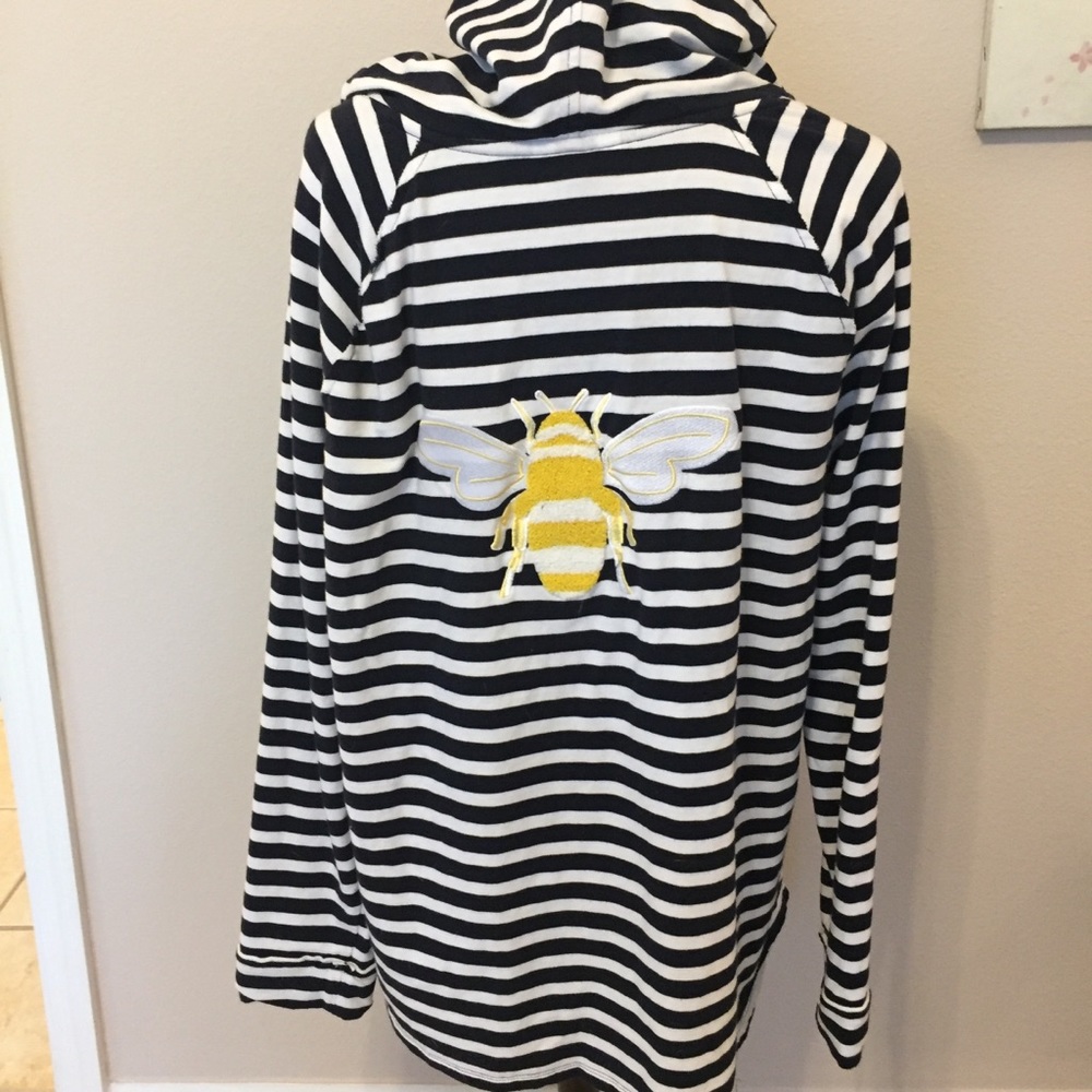 Crown & Ivy Hooded Bee Sweatshirt